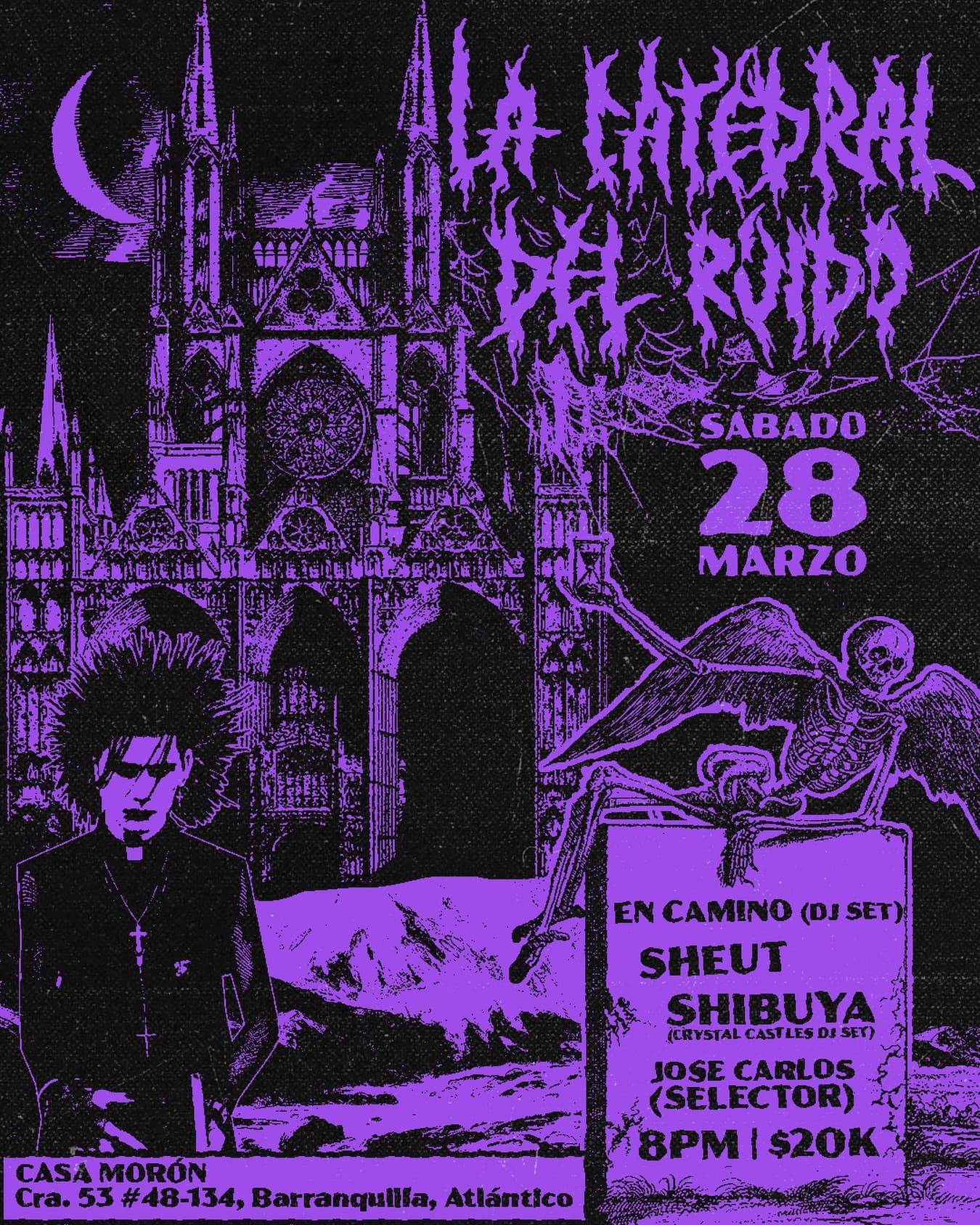 Flyer de La Catedral del Ruido — Vol. 1